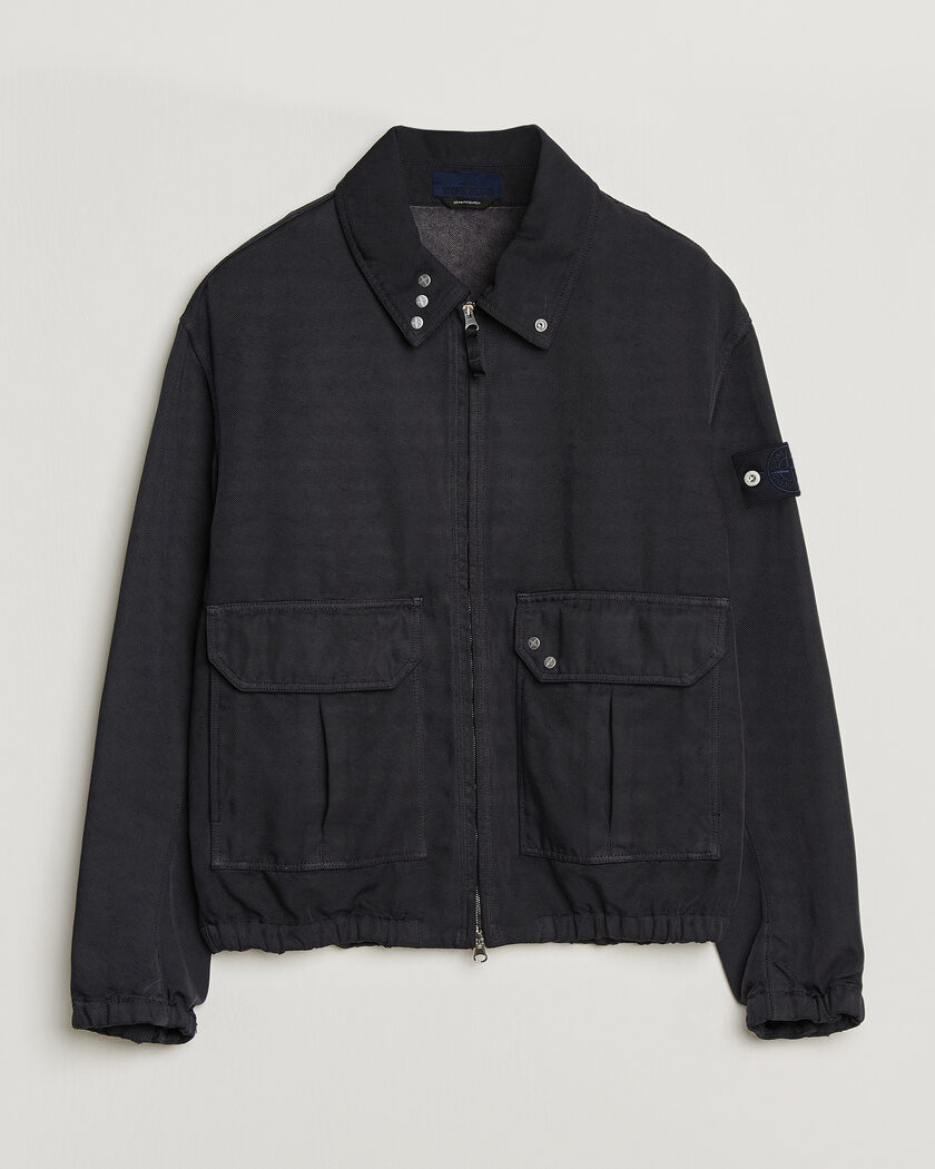 Stone Island Bomber Jacket Navy Blue – Blau