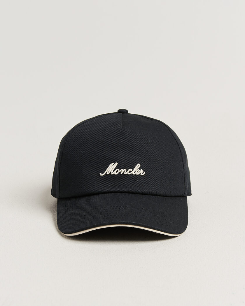 Moncler Signature Baseball Cap Black – Schwarz