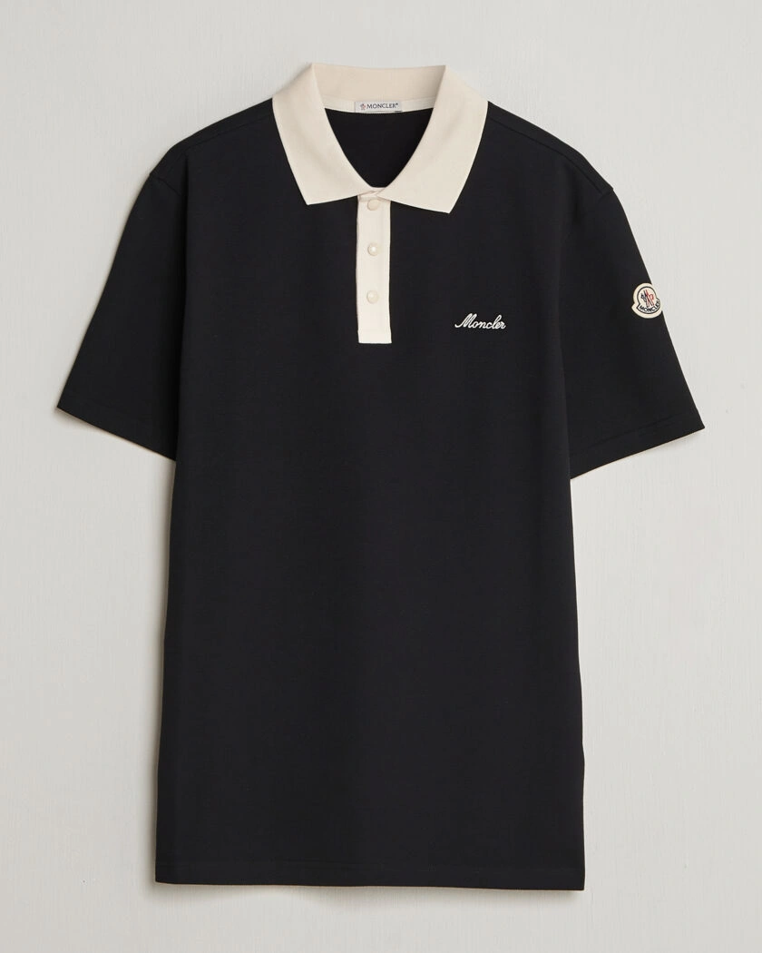 Moncler Signature Logo Polo Black – Schwarz