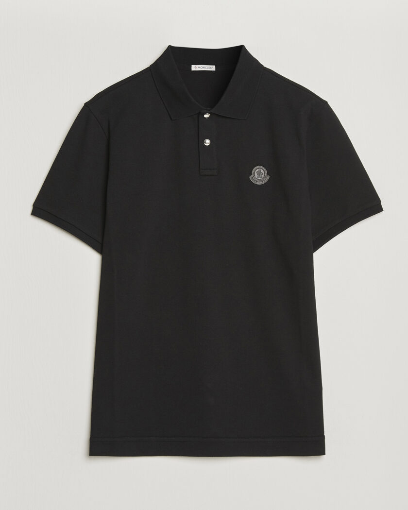 Moncler Luxury Logo Polo Black – Schwarz