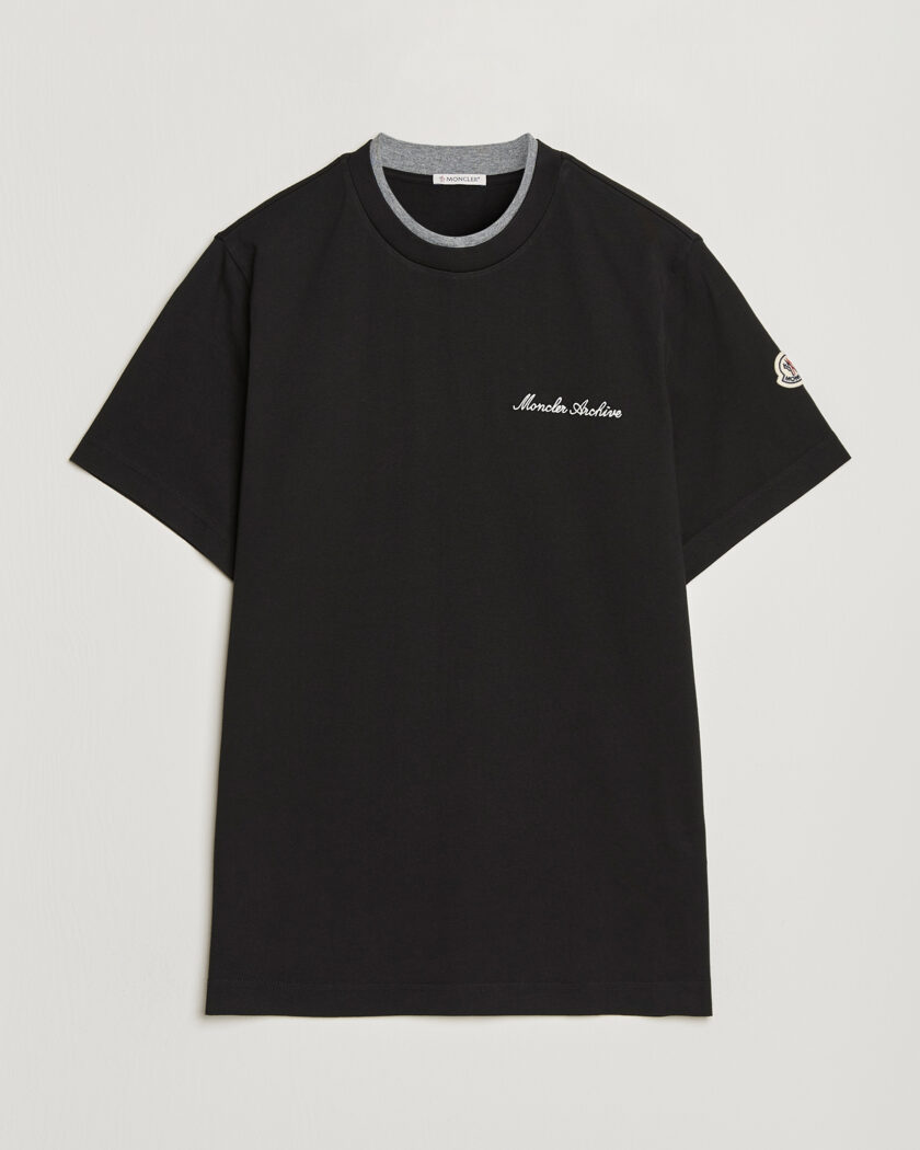 Moncler Signature Logo T-Shirt Black – Schwarz