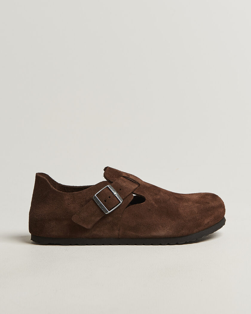 BIRKENSTOCK London Carafe Suede – Braun