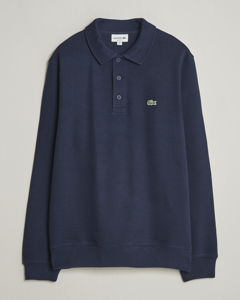 Lacoste Polo Sweater Navy Blue – Blau