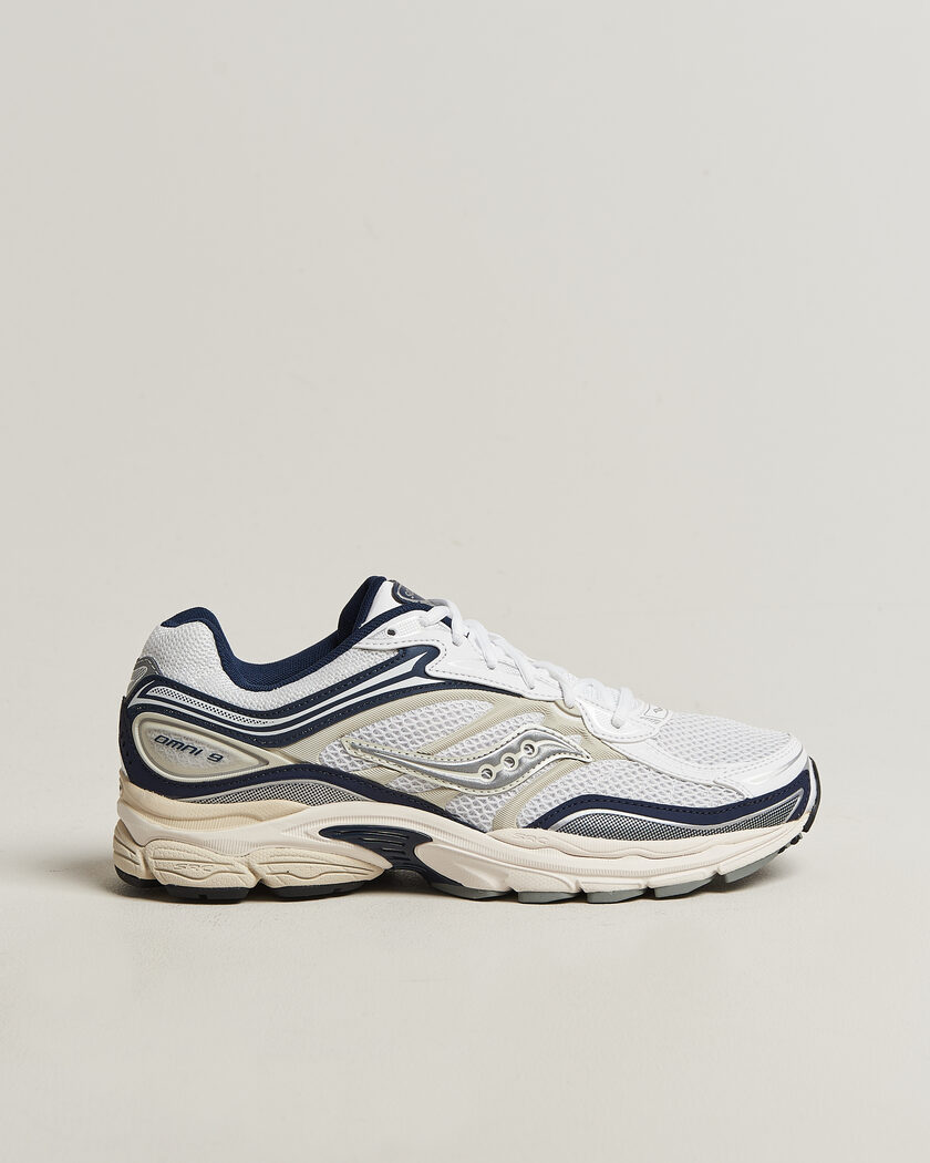 Saucony Progrid Omni 9 Running Sneaker White/Navy – Weiß
