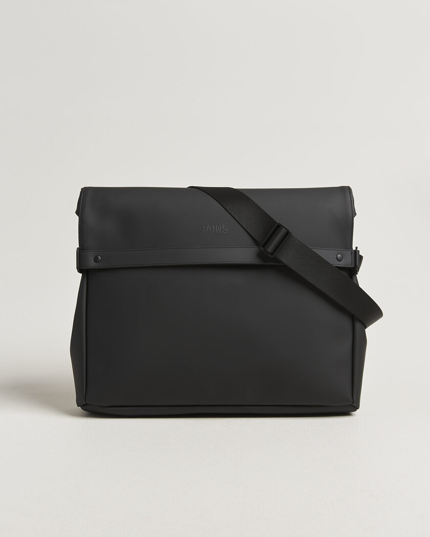 RAINS OTG Messenger Bag Black – Schwarz