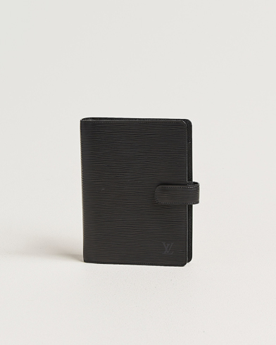 Louis Vuitton Pre-Owned Medium Ring Agenda Cover Epi Leather Black – Schwarz