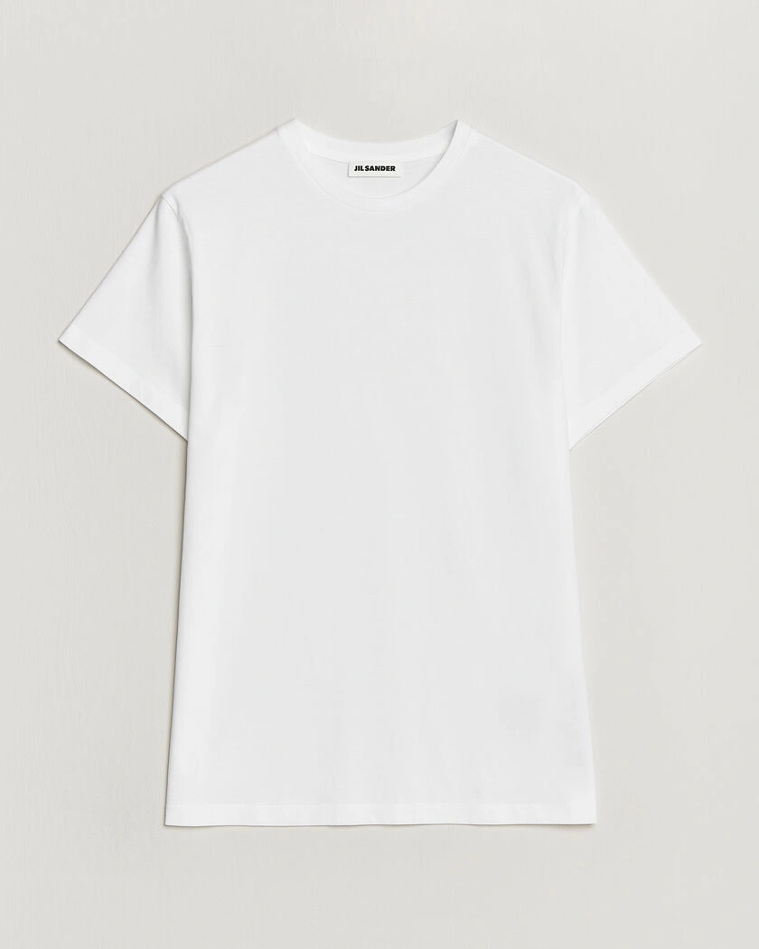 Jil Sander Short Sleeve Basic T-Shirt White – Weiß