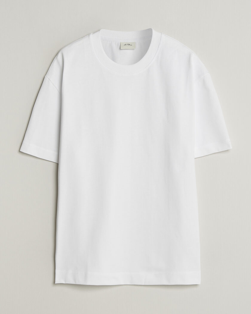 LES DEUX Carl Heavyweight T-Shirt White – Weiß