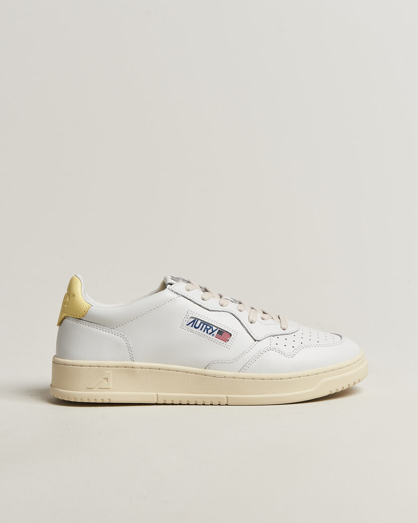 Autry Medalist Low Sneaker White/Lemon Meringue – Weiß
