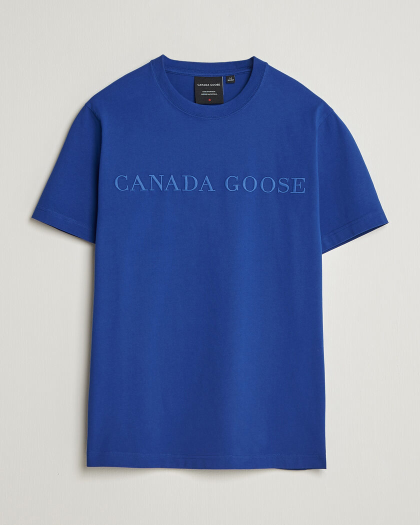 Canada Goose Vantage Wordmark T-Shirt Azurite Blue – Blau