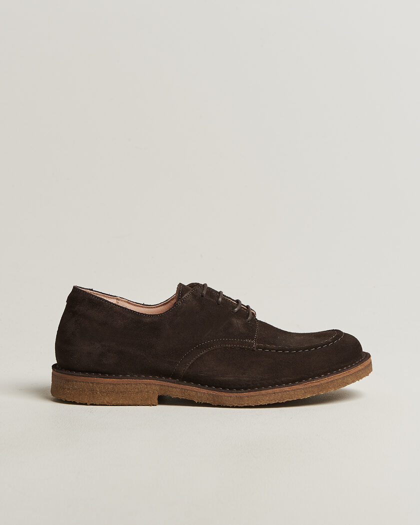 Astorflex Carlflex Derby Dark Brown Suede – Braun