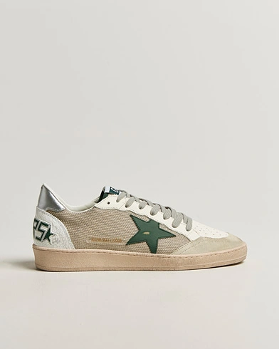 Golden Goose Ball Star Sneakers White/Green – Weiß