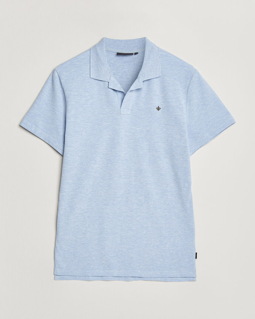 Morris Dylan Pique Light Blue – Blau