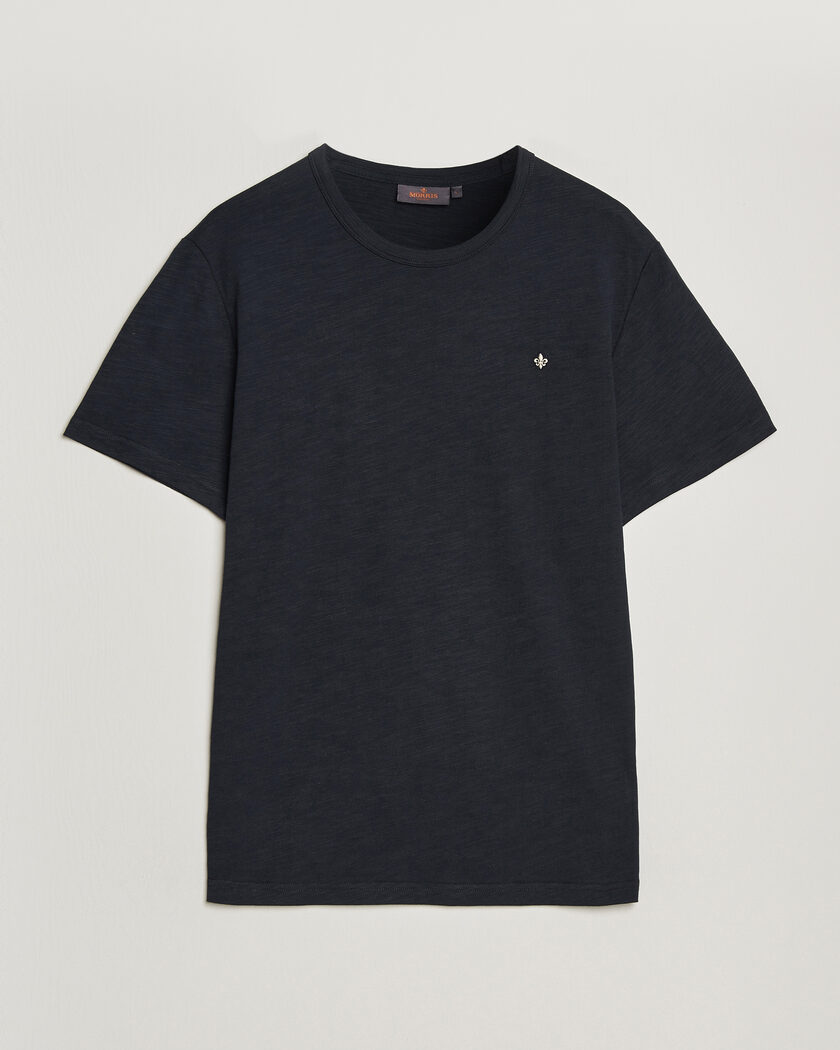 Morris Watson Slub T-Shirt Dark Blue – Blau