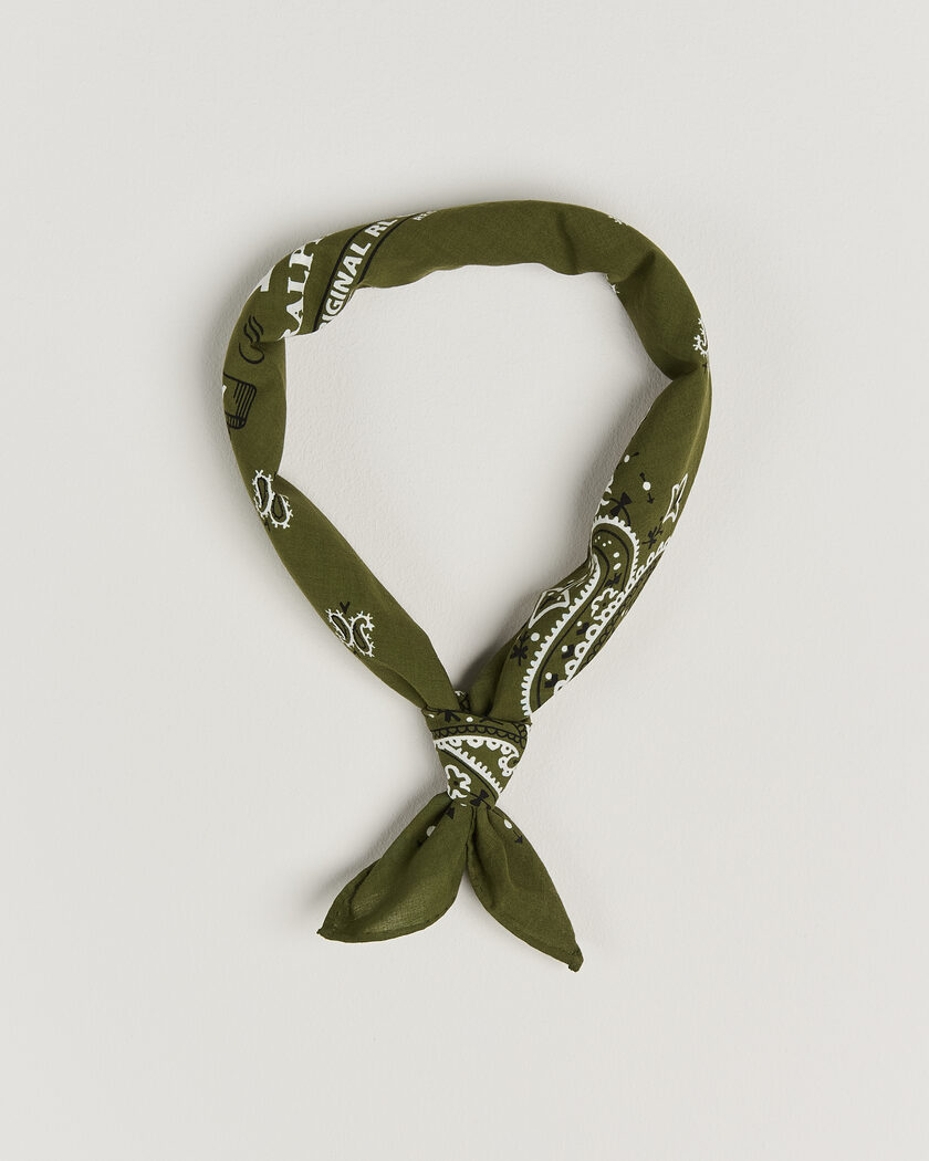Polo Ralph Lauren Cotton Printed Bandana Supply Olive – Grün