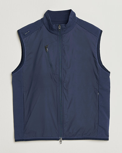 RLX Ralph Lauren Tech Terry Vest Refined Navy – Blau