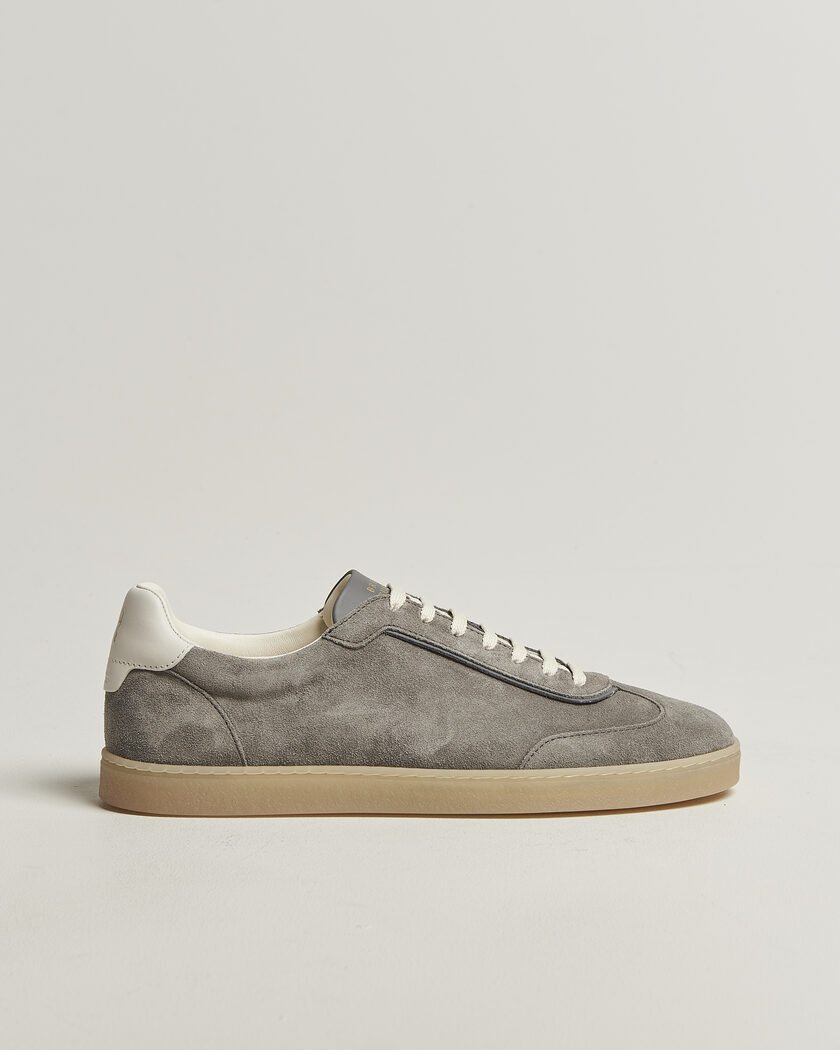 Brunello Cucinelli Low Top Sneakers Grey Suede – Grau