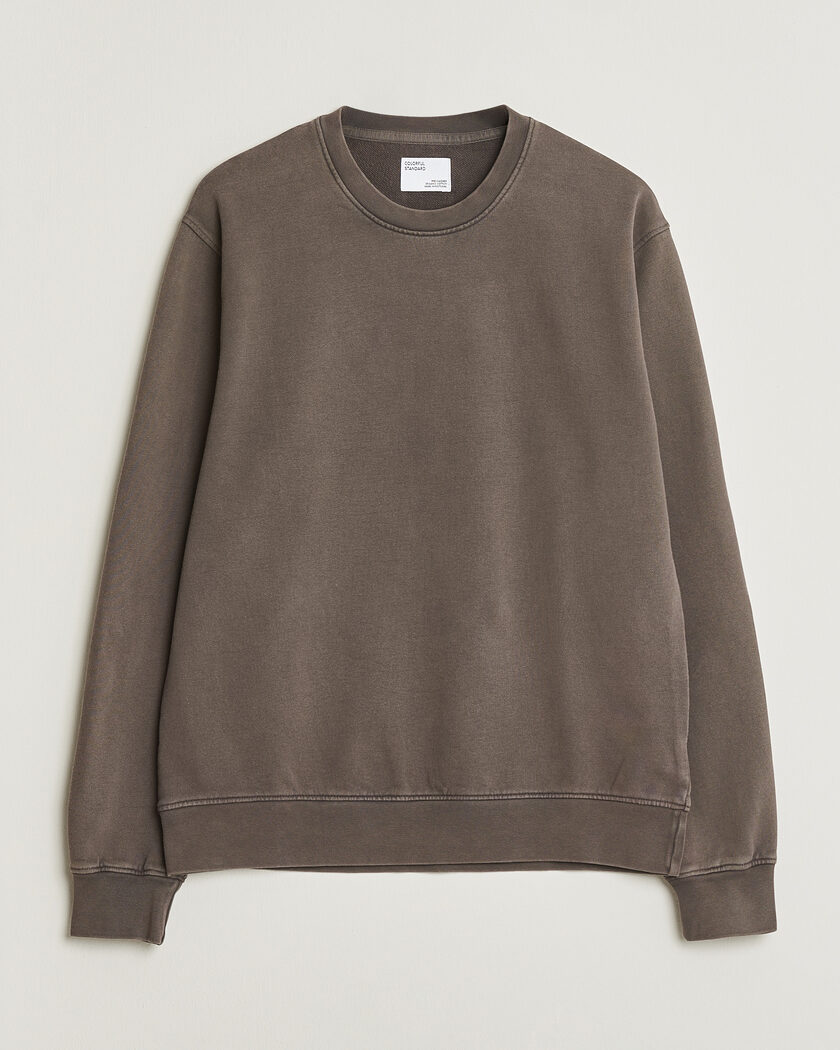 Colorful Standard Classic Organic Crew Neck Sweat Fade Mud – Braun
