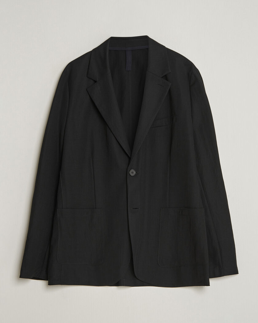 Harris Wharf London Rayon Travel Blazer Black – Schwarz