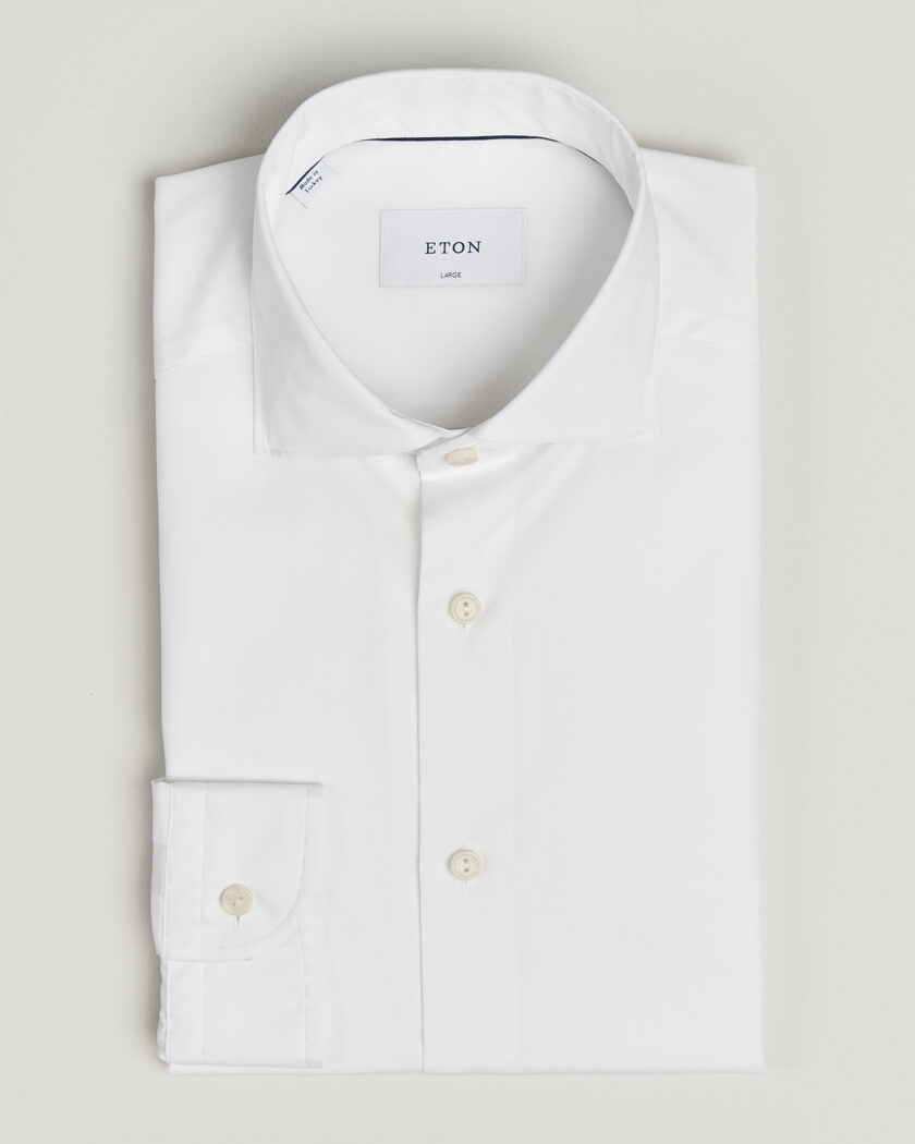 Eton Casual Fit Breeze Poplin Shirt White – Weiß