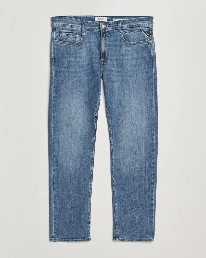 Replay Rocco Comfort Fit Powerstretch Jeans Light Blue – Blau