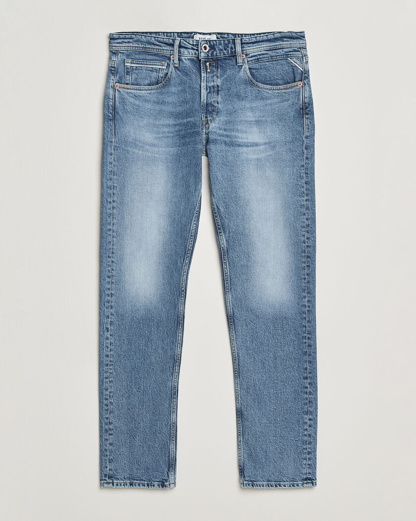 Replay Grover Heritage Original Stretch Jeans Light Blue – Blau