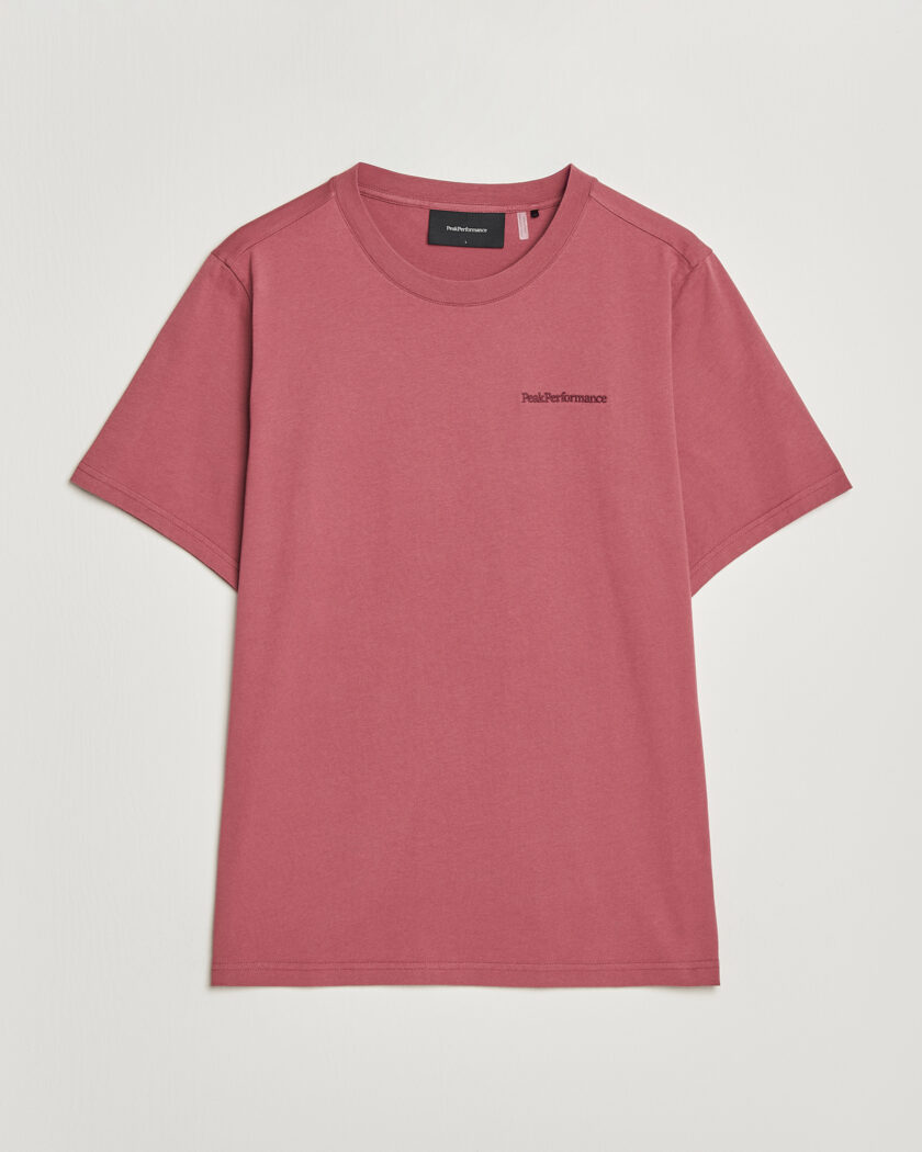 Peak Performance Original Crew Neck T-Shirt Wild Rouge – Rot