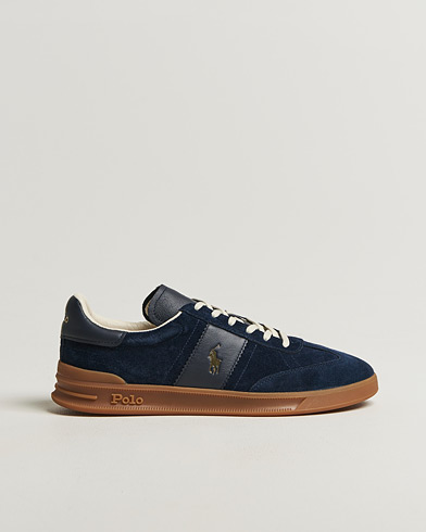 Polo Ralph Lauren Aera Suede Sneakers Hunter Navy – Blau