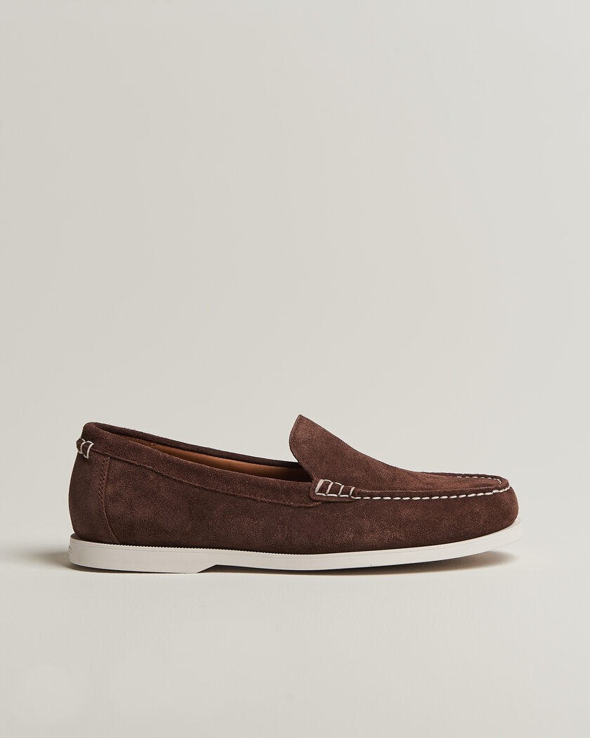 Polo Ralph Lauren Merton Casual Suede Loafers Dark Brown – Braun