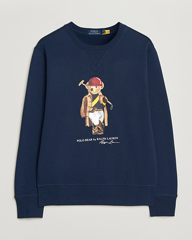 Polo Ralph Lauren Fleece Bear Sweatshirt Newport Navy – Blau