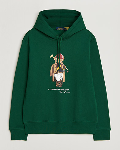 Polo Ralph Lauren Fleece Bear Hoodie New Forest – Grün