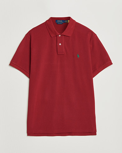 Polo Ralph Lauren Custom Slim Fit Polo Heritage Red – Rot
