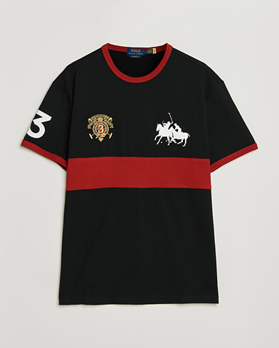 Polo Ralph Lauren Jersey Logo T-Shirt Polo Black/Sweet Tomato – Schwarz