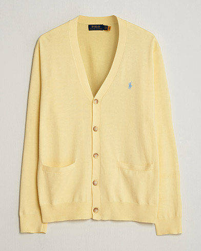 Polo Ralph Lauren Cotton Cardigan Wicket Yellow – Gelb