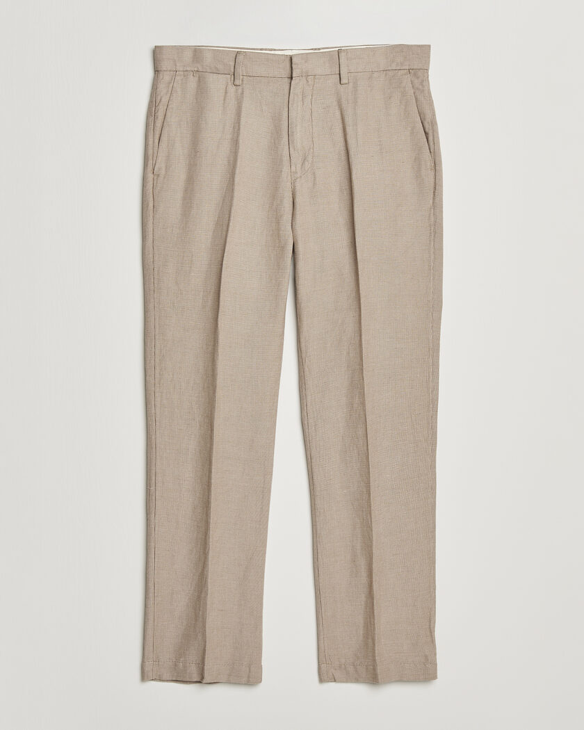 Polo Ralph Lauren Cotton Linen Pants Madison Tan Stone Grey – Grau