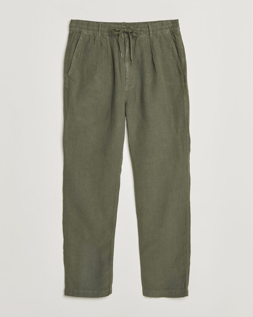 Polo Ralph Lauren Prepster Linen Trousers New Olive – Grün