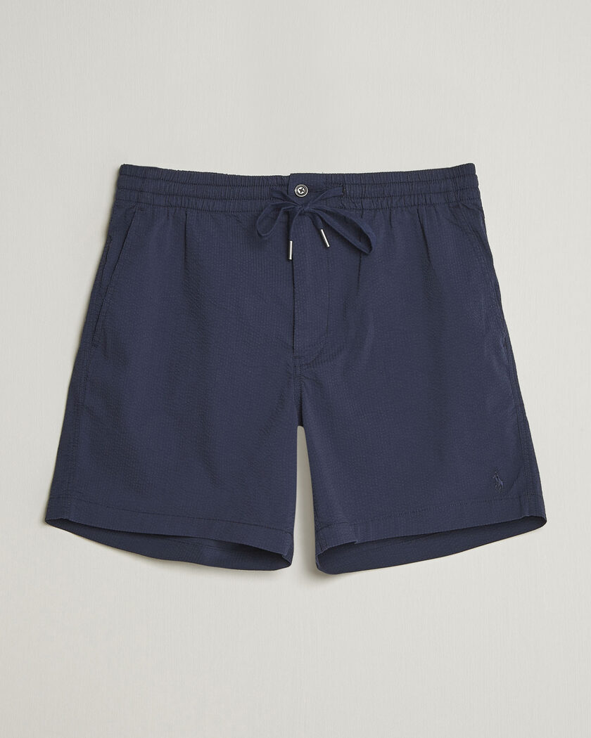 Polo Ralph Lauren Seersucker Shorts Newport Navy – Blau