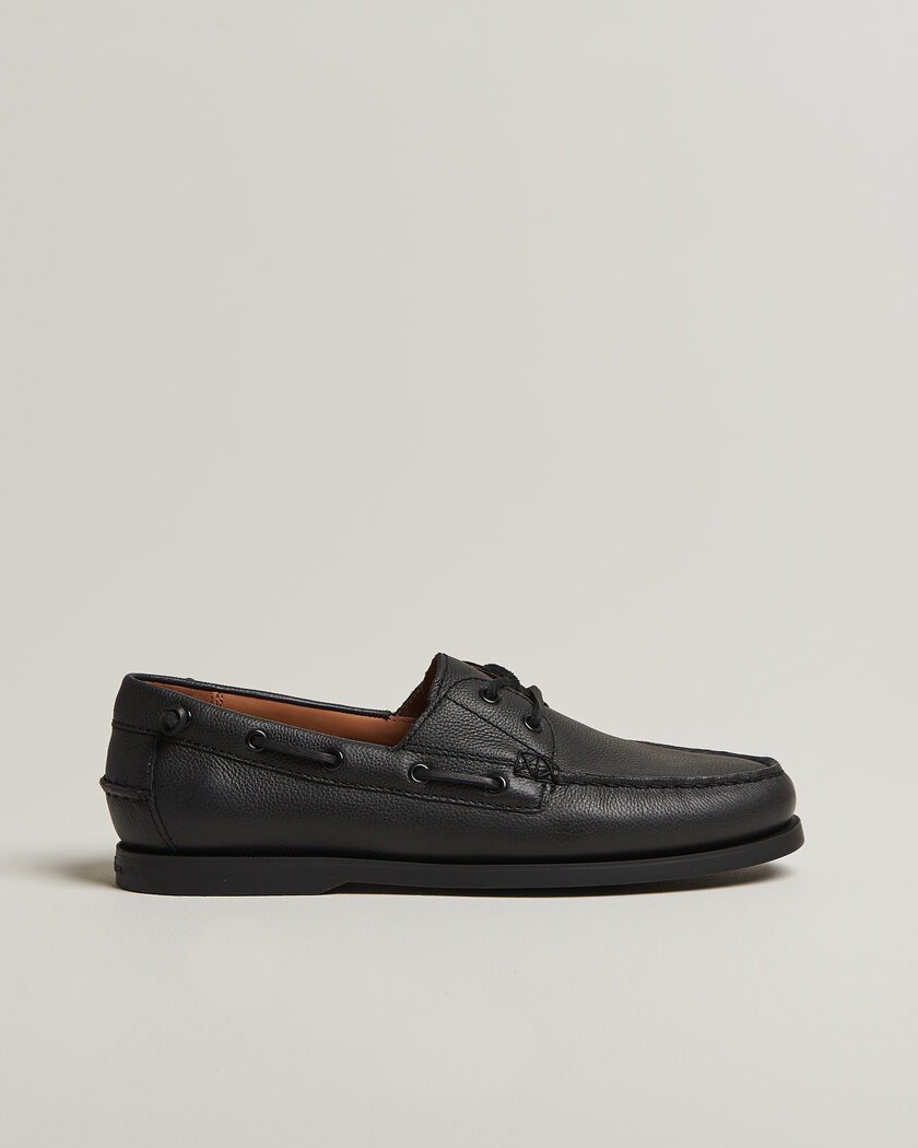 Polo Ralph Lauren Merton Boatshoe Triple Black – Schwarz