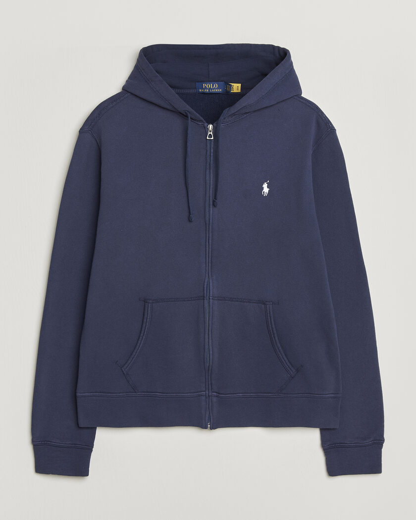 Polo Ralph Lauren Island Terry Full Zip Hoodie Newport Navy – Blau