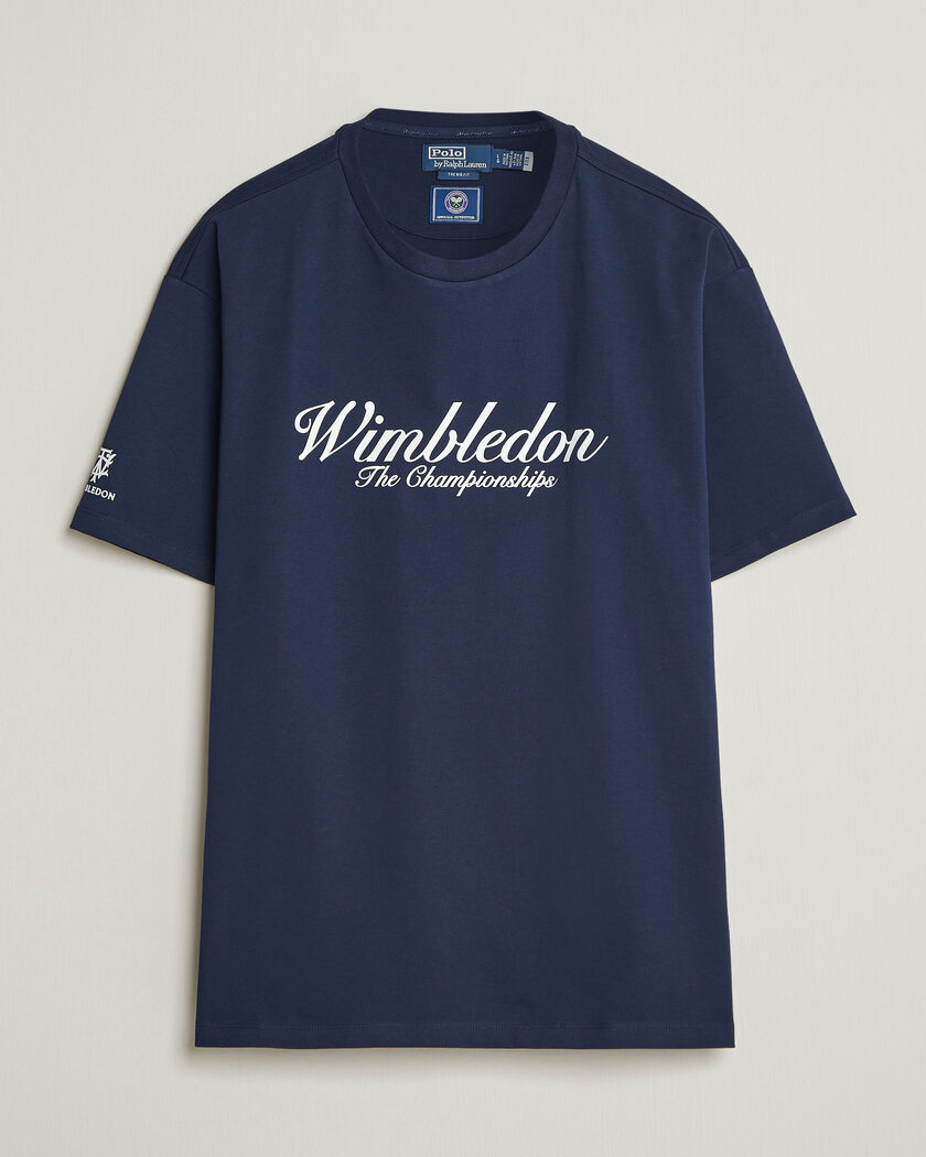 Polo Ralph Lauren Wimbledon Championship Tee Refined Navy – Blau