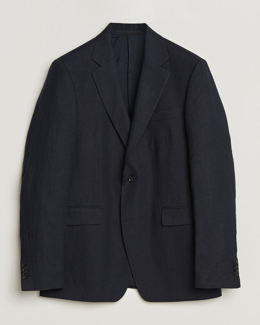 Tiger of Sweden Justin Linen Suit Blazer Midnight Blue – Blau