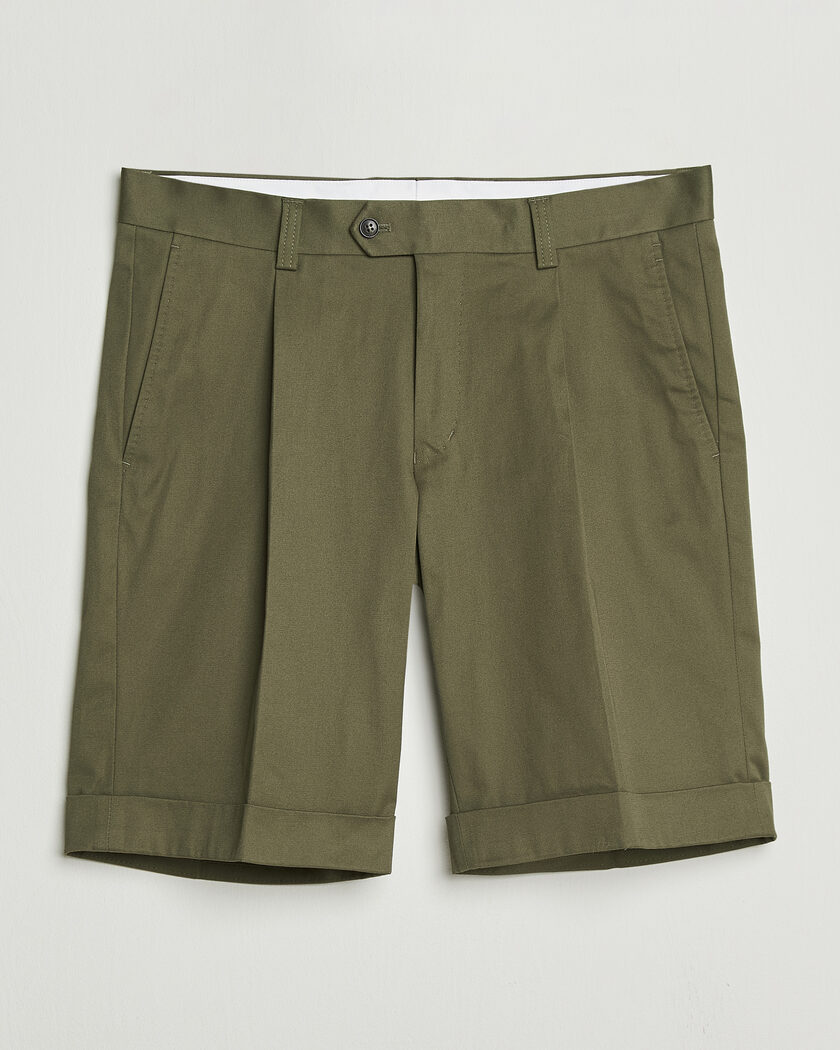  Tiger of Sweden Tenut Cotton Chino Shorts Kalamata Green – Grün