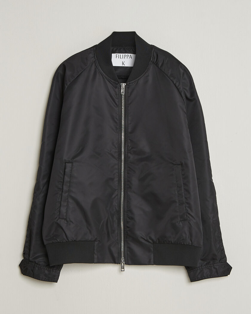 Filippa K Technical Bomber Jacket Black – Schwarz