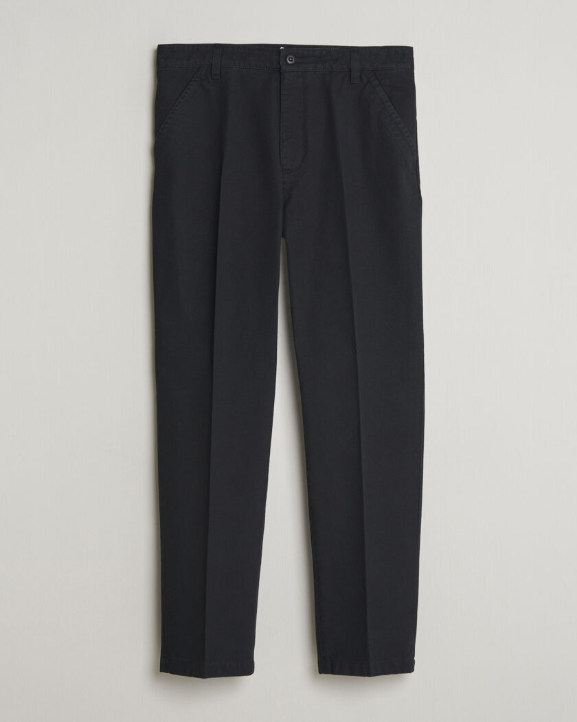 Filippa K Carl Cotton Trousers Black – Schwarz