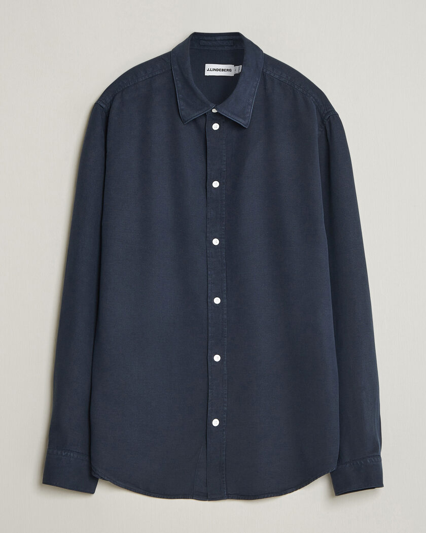 J.Lindeberg Zachary Tencel Shirt JL Navy – Blau