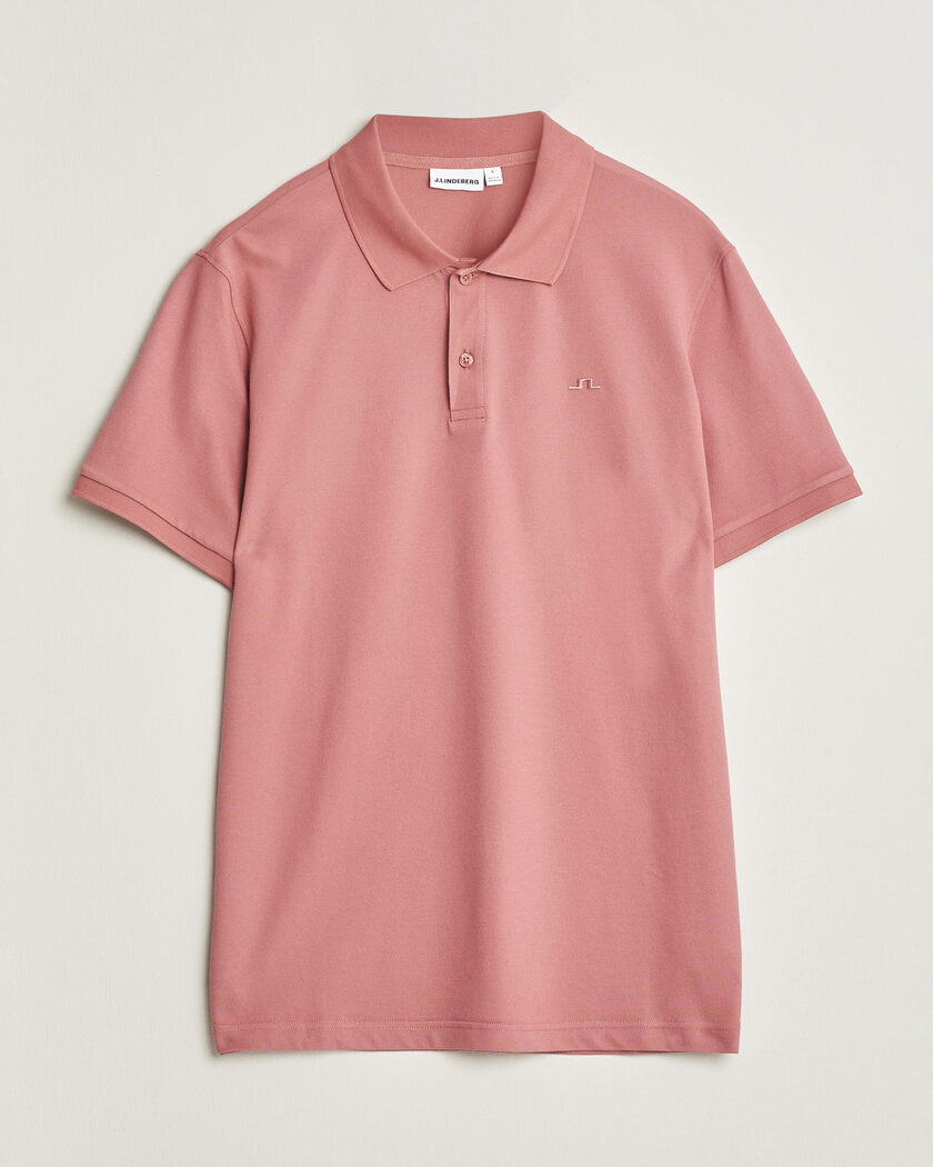 J.Lindeberg Verse Polo Withered Rose – Rot