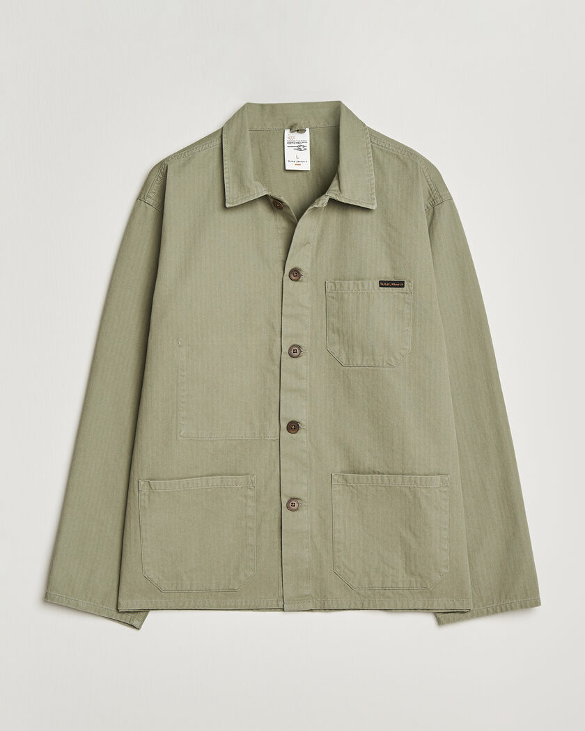 Nudie Jeans Buddy Chore Jacket Pale Green – Grün