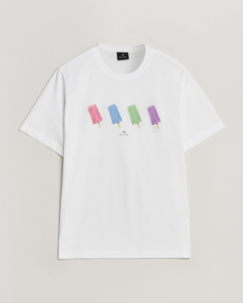 PS Paul Smith Lollies Printed T-Shirt White – Weiß
