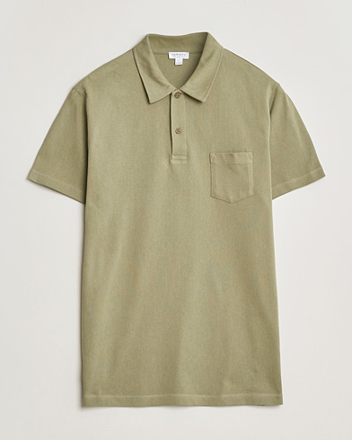 Sunspel Riviera Polo Shirt Pistachio – Grün