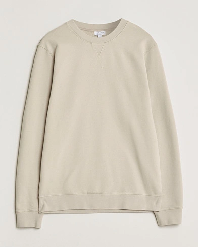 Sunspel Loopback Sweatshirt Hazelwood – Beige